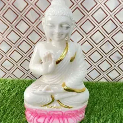 Buddha Statue - Color: White