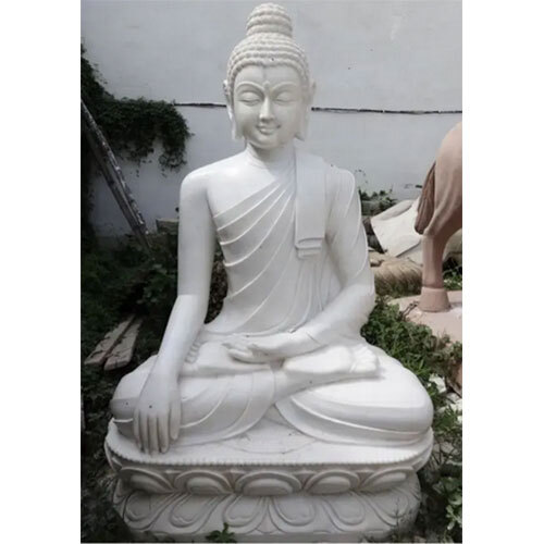 Buddha Ji In Marble - Color: White