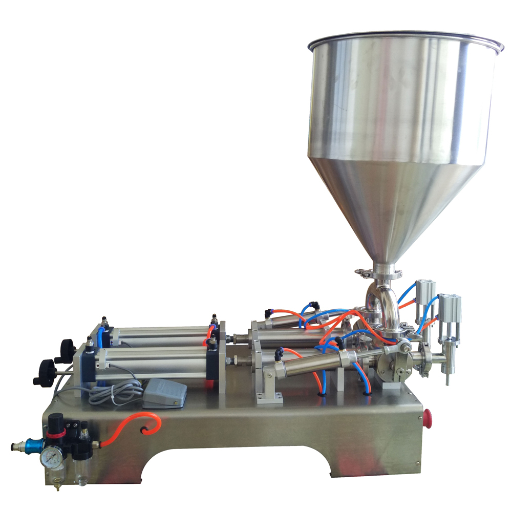 DOUBLE HEAD PASTE FILLING MACHNE 100-1000ML SCIENCEWAY