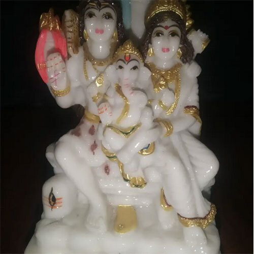 Shiv Parivar In Dust Marble