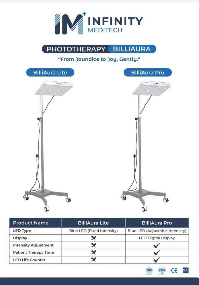 NICU Aluminum Phototherapy Unit