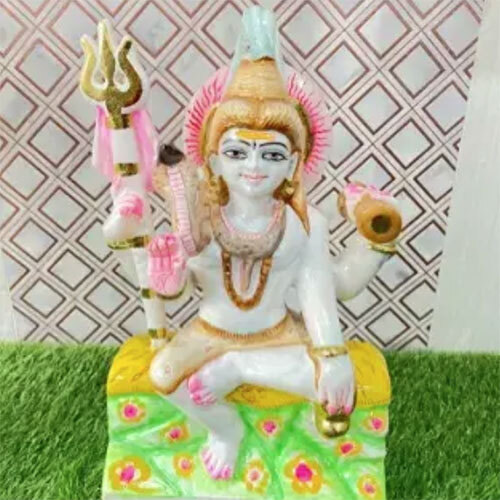 Shiv Jii In Marble - Color: Multicolor