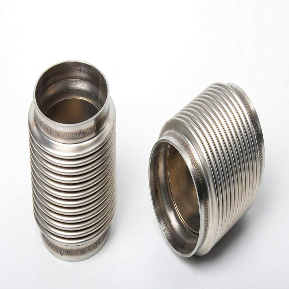 Exhaust Bellows For Generators - Color: Silver