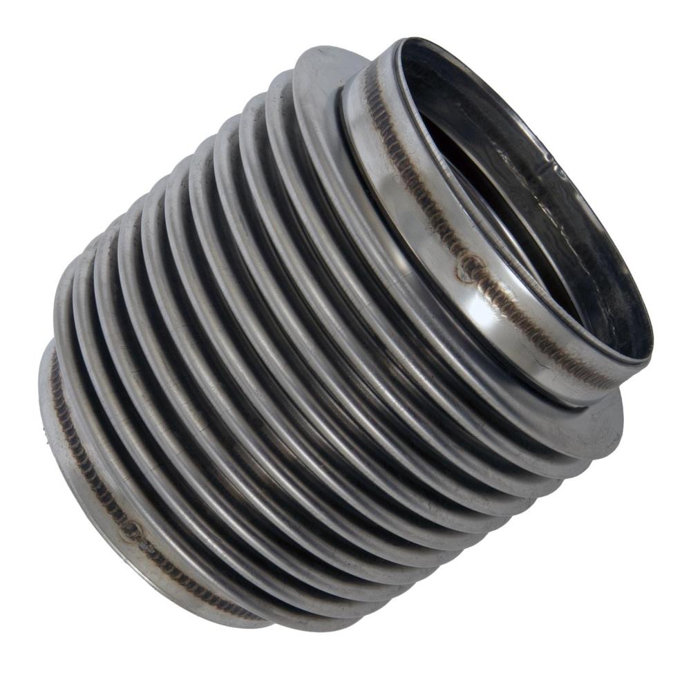 Exhaust Bellows For Generators - Color: Silver