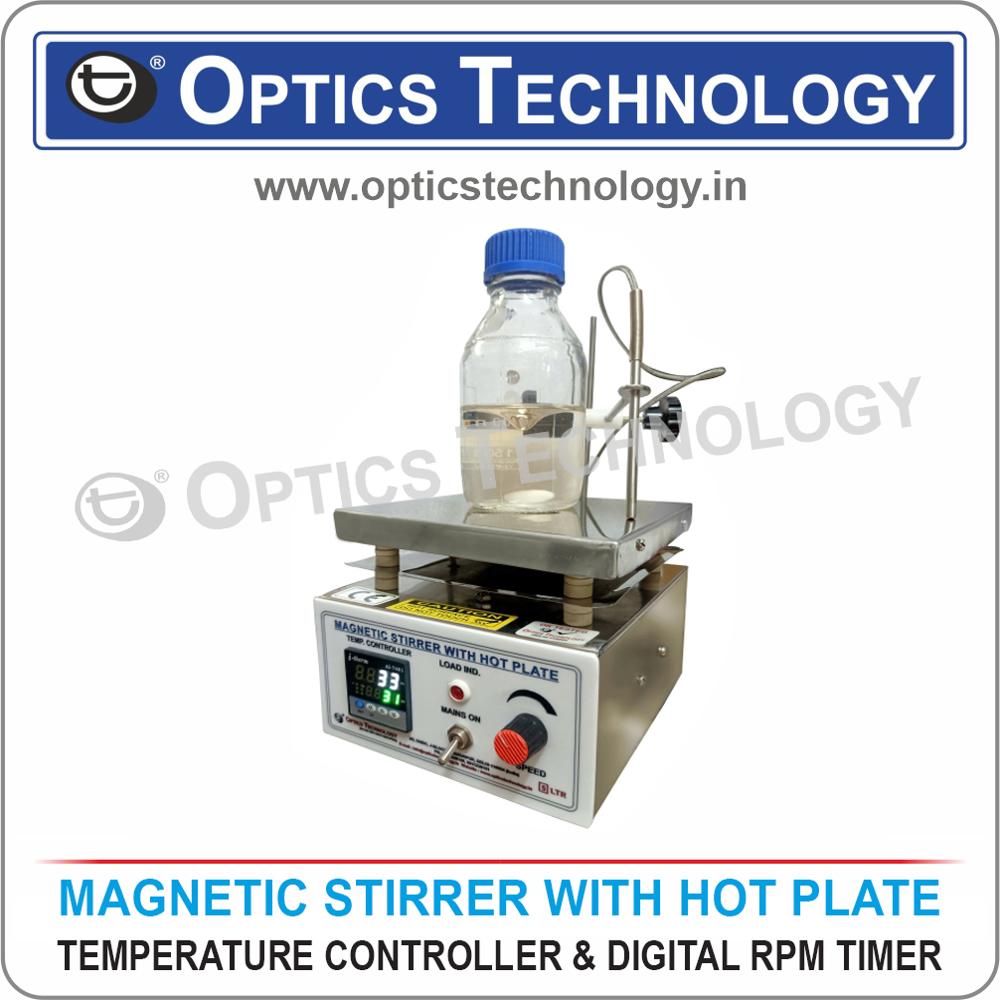 MAGNETIC STIRRER (WITH HOT PLATE)