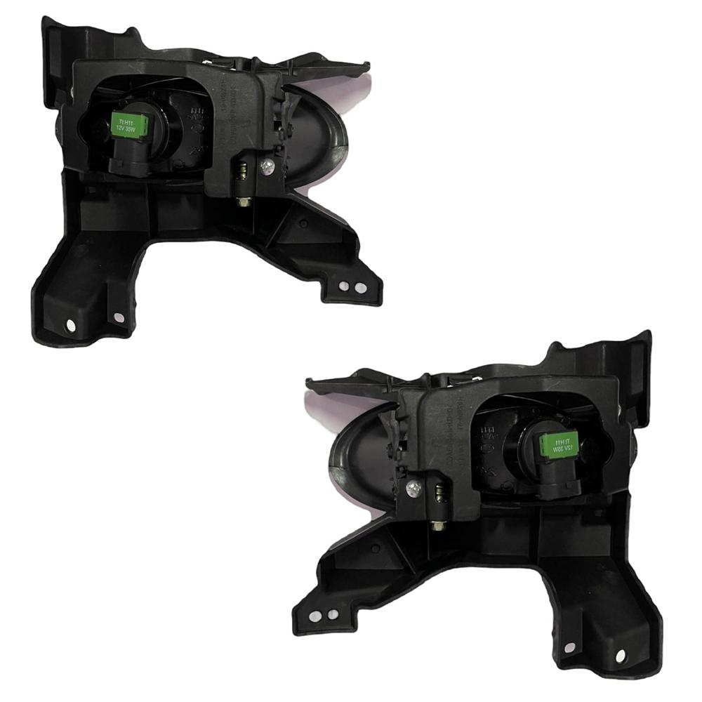 K D Fog Lamp Set For Honda City IVTEC Type 1 (PAIR) With Bulb, Wirings, Switch 2009-2011 (Complete Kit) | Halogen
