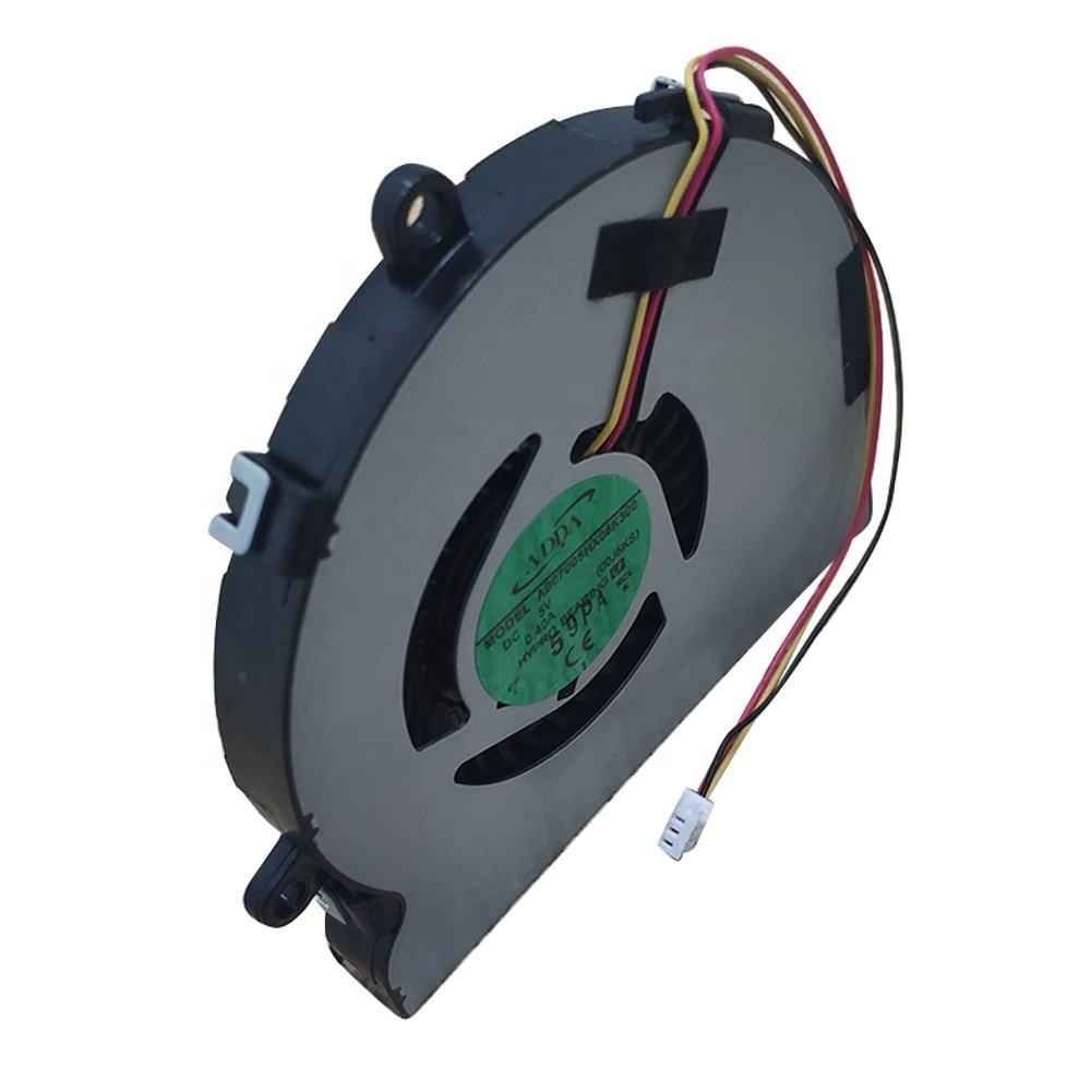 ADDA AB07005HX08K300 70mm CPU Cooling Fan Heatsink for Dell Laptop 5V DC 0.4A 1.1CFM 2400RPM 3Pin OEM Customizable Plastic