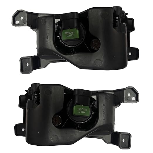 K D Fog Lamp Set For Honda City Ivtec Type 2 (2012 2013) With Bulb, Cover, Wire & Complete Kit (Pair) - Body Material: Plastic