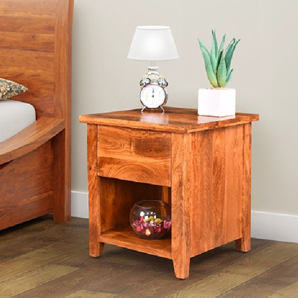 Royaloak Crystal Mango Wood Side Table - St20221002 - Assembly: Carpenter Assembly