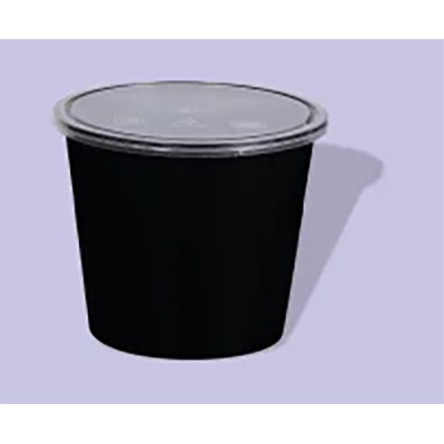 N-750 L Round Container - Color: Black