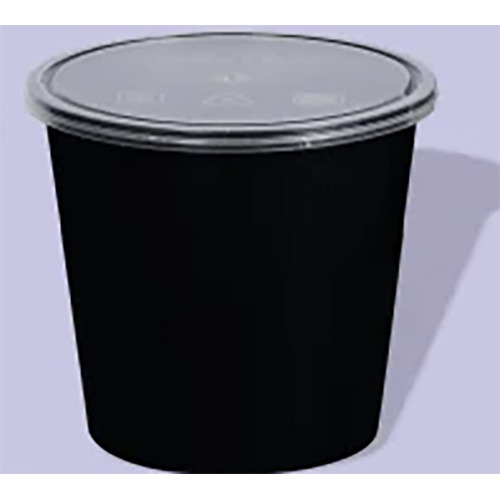 N-1000 L Round Container - Color: Black