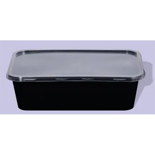 M-500 Rectangular Container - Color: Black