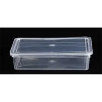 Half Kg Rectangular Container - Color: Transparent