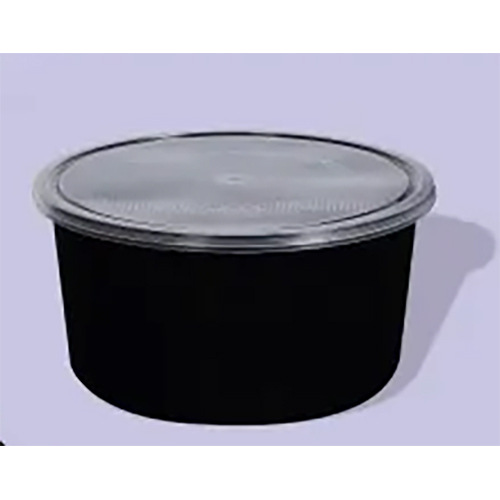 500Ml Ice Cream Containers - Color: Black