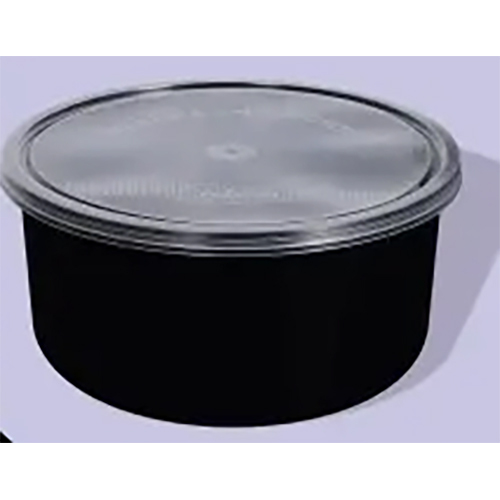 1000Ml Jumbo Ice Cream Containers - Color: Black