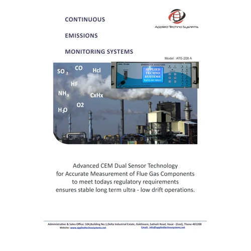 Online So2 Gas Analyzer - Accuracy: +2 %