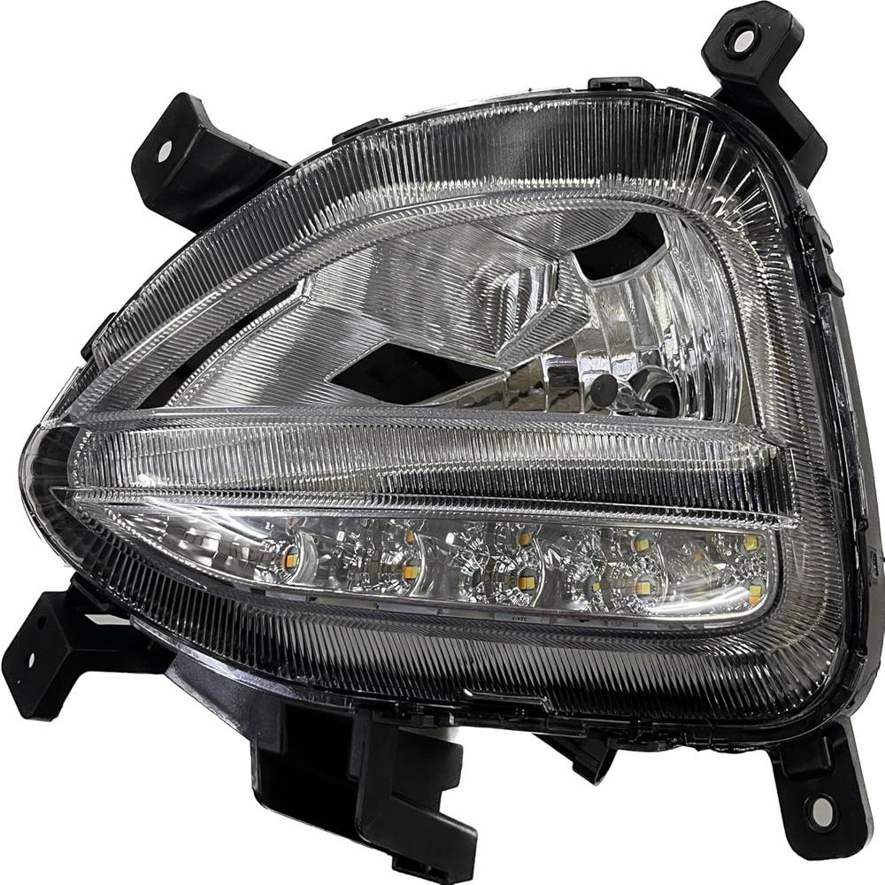 K D Fog LED Lamp Set For Hyundai I20 Elite 2018-2020 Drl With Bulb & Indicator (Pair) Complete Kit