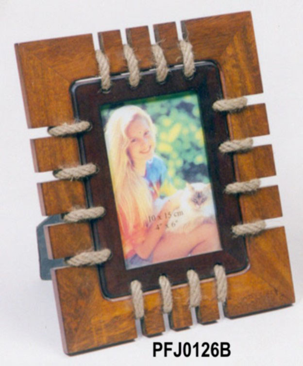 Lord Radha Krishna Photo Frame - Color: Brown