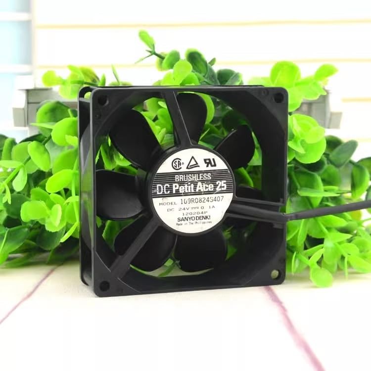 Sanyo 109R0824S407 8025 24V 0.1A 8CM silent frequency converter cooling fan
