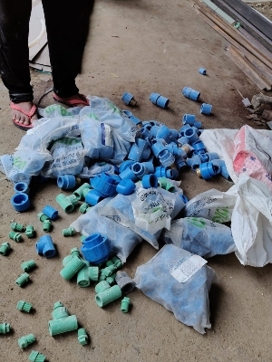 Ppr Coupler - Color: Blue & Green