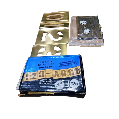 Brass Number Letter