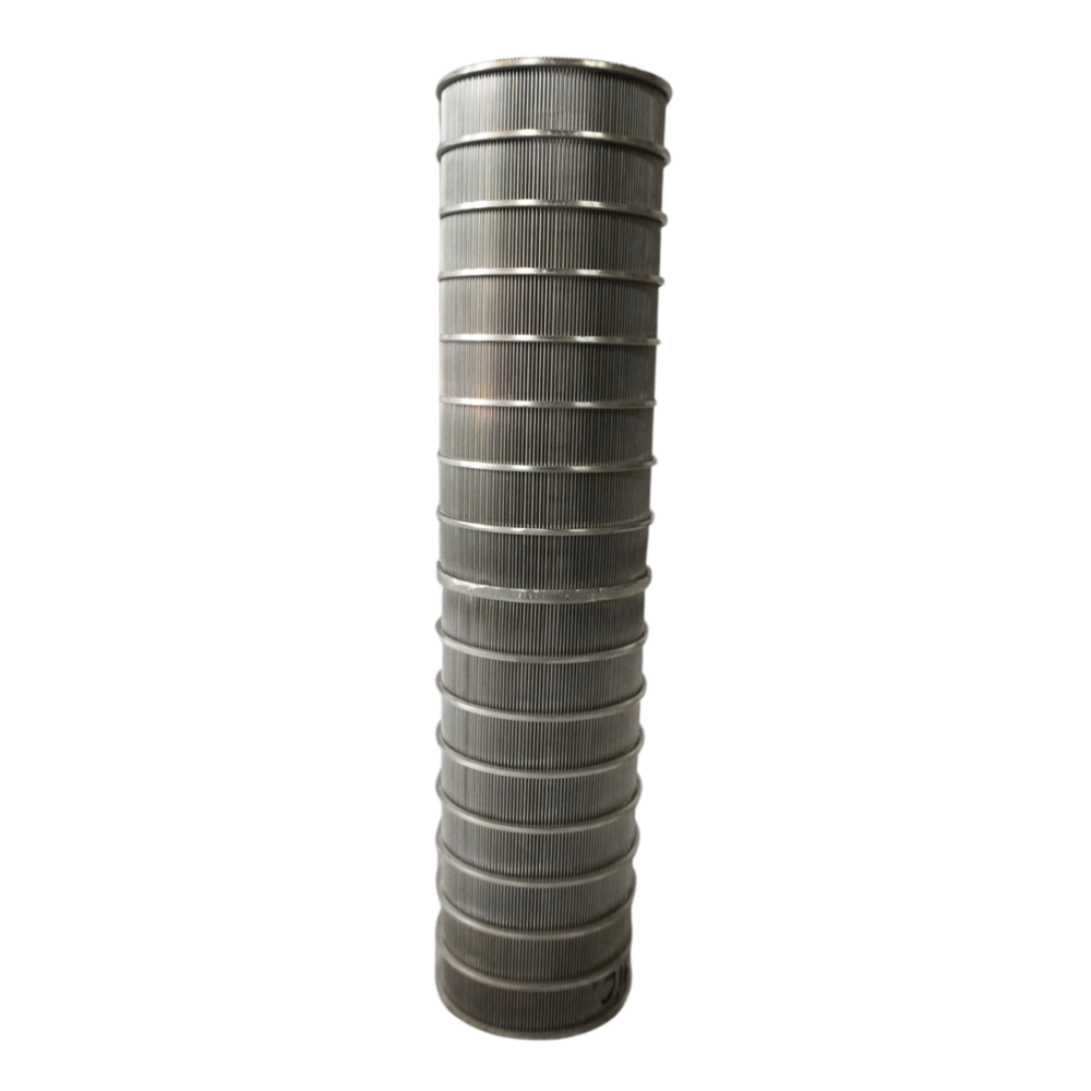 Wedge-wire Slotted Filter Cartridges - Application: Food And Beverage