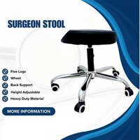 Surgeon Stool - Color: Silver
