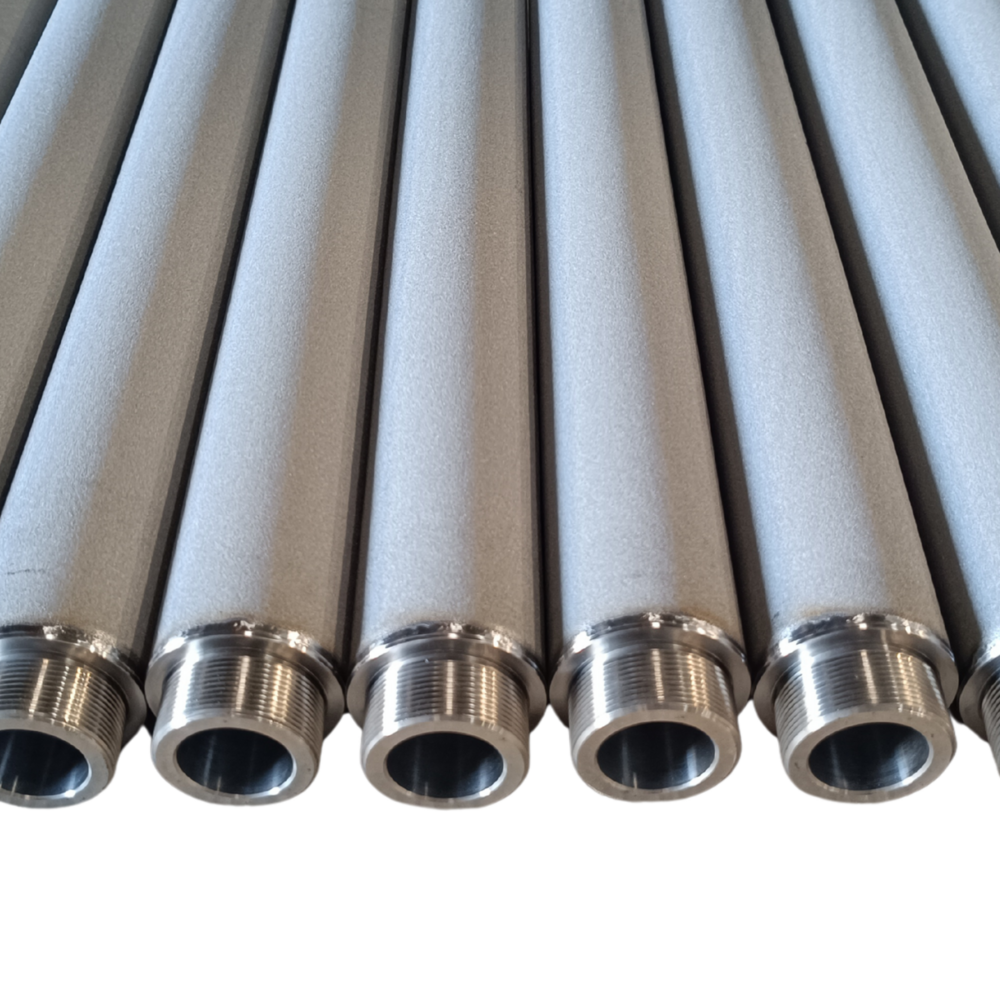 Sintered Metal Powdered Filter Cartridges - Application: Gas Filtration In Chemical Plants