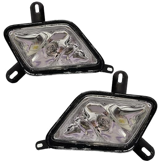 K D Fog Lamp Set for Mahindra KUV100, Pair, With Bulb, 2016-2019