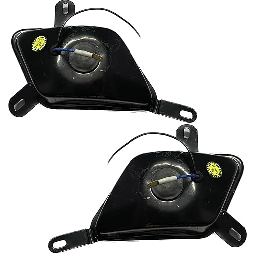 K D Fog Lamp Set for Mahindra KUV100, Pair, With Bulb, 2016-2019