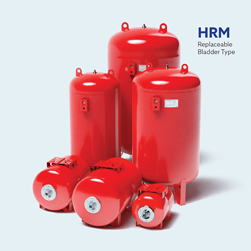 Hrm Replaceable Bladder Type Expansion Tank - Color: Red