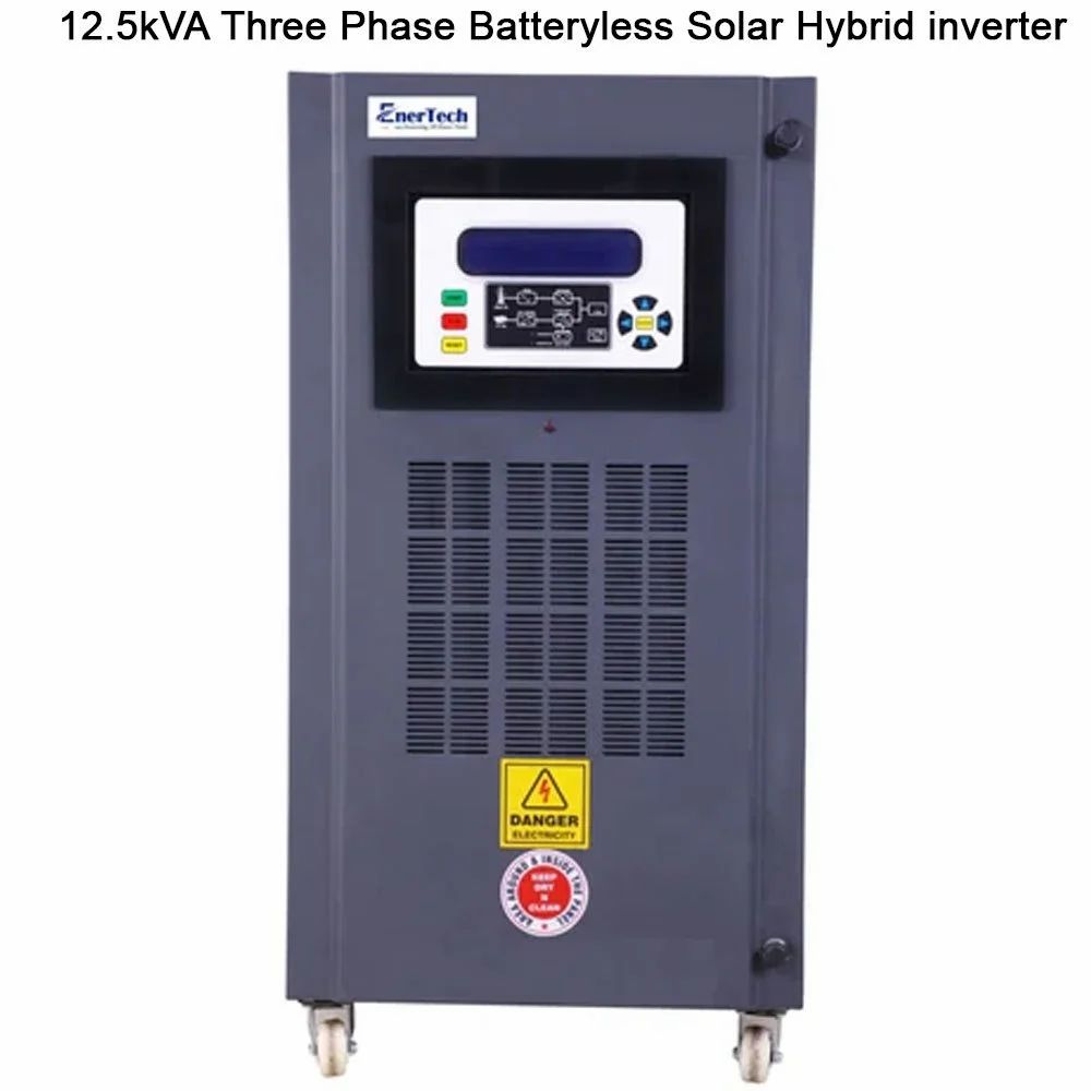 12.5kva Three Phase Batteryless Solar Hybrid Inverter - Application: Commercial