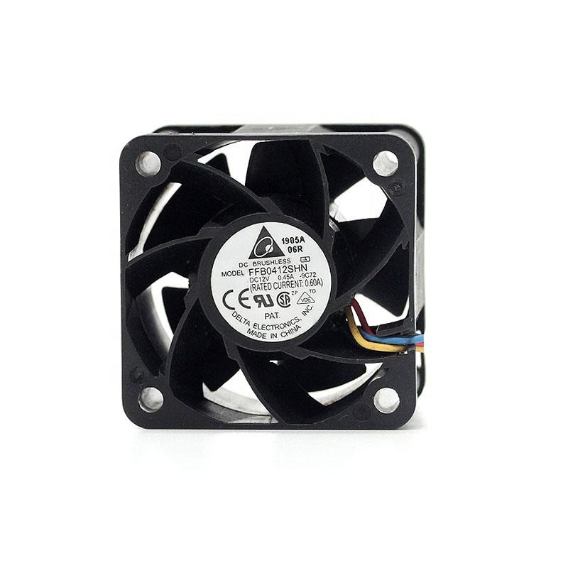 Delta FFB0412SHN 4028 40X40X20mm 12V DC 24CFM 13000RPM Lead Wires Double Ball Bearing Inverter Axial Cooling Fan