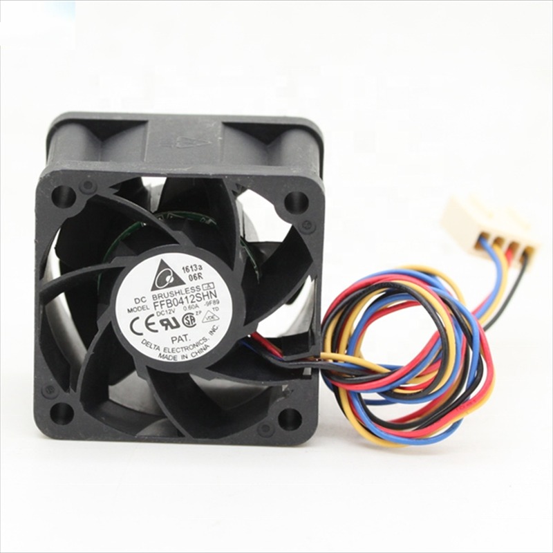 Delta FFB0412SHN 4028 40X40X20mm 12V DC 24CFM 13000RPM Lead Wires Double Ball Bearing Inverter Axial Cooling Fan