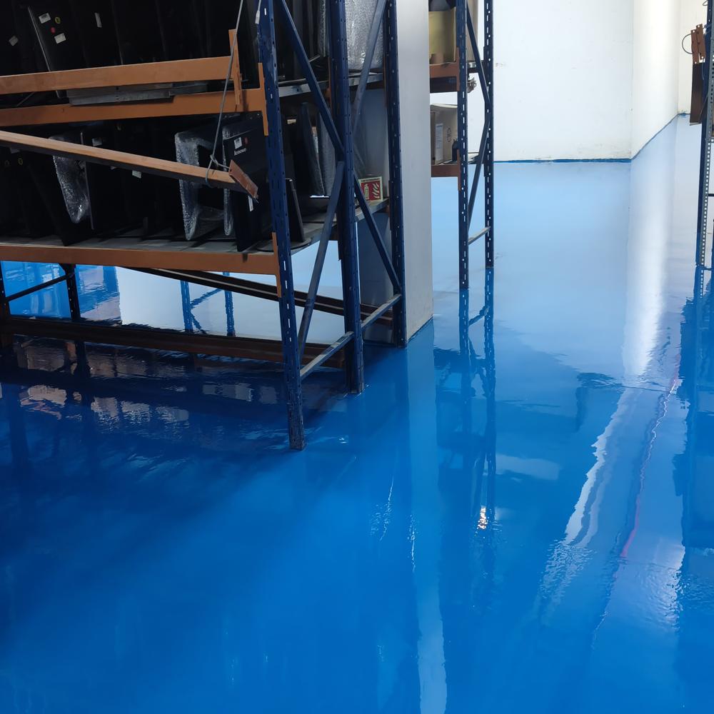 Vdf Flooring Service - Epoxy, 3-5mm Thick, Gray Color | Smooth Surface Finish, 50 Mpa Compressive Strength, 5-year Warranty For Industrial Use