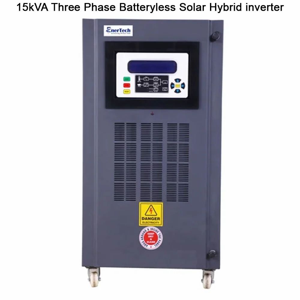 15kva Three Phase Batteryless Solar Hybrid Inverter - Application: Commercial