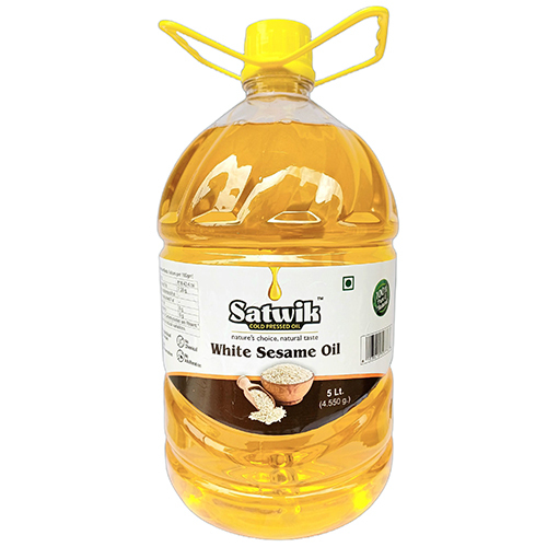 5 Lt White Sesame Oil - Cultivation Type: Organic