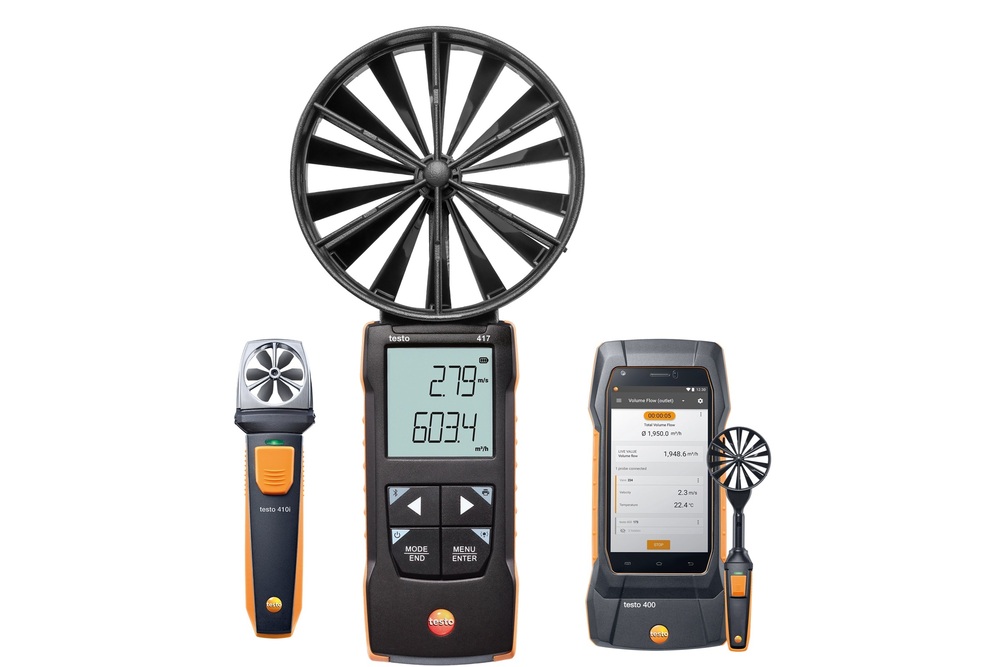 Vane Anemometer - Color: Black