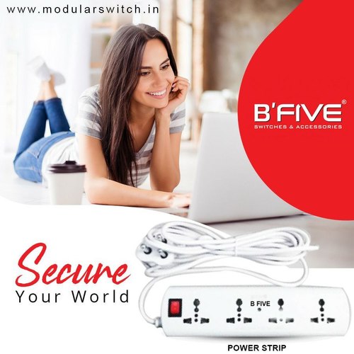 Power Strip - Color: White