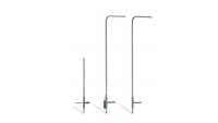 L Type Pitot Tubes - Color: Silver