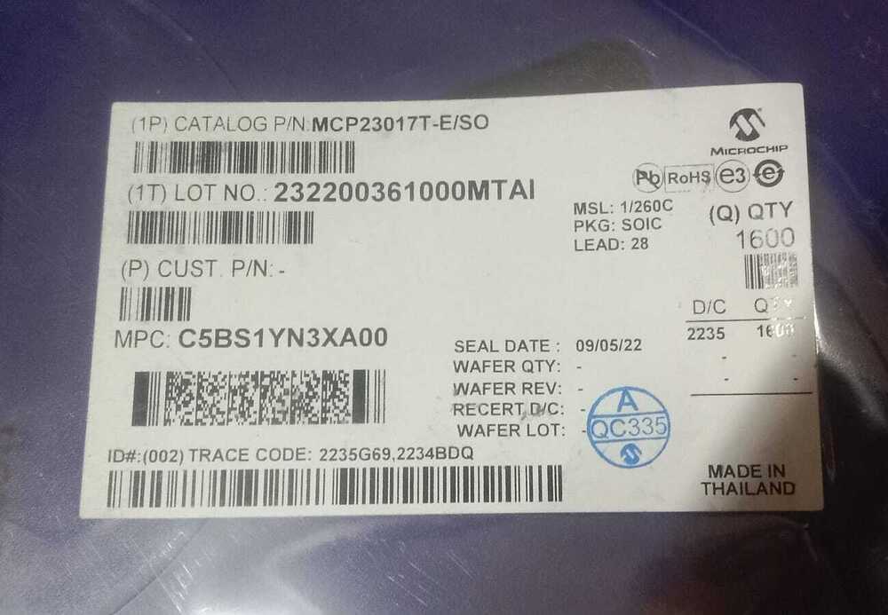 MCP23017T-E/SO MICROCHIP