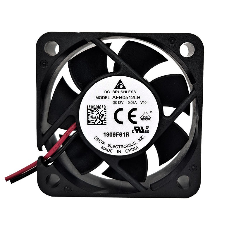 Delta AFB0512LB-V10 Original 12V DC Industrial Axial Cooling Fan 0.09A 50*50*15mm 4000RPM 9.89CFM High Airflow Ball Plastic OEM