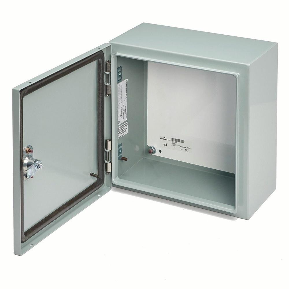 Ip65 Industrial Mild Steel Enclosures (300x300x210 - Color: Ral7035