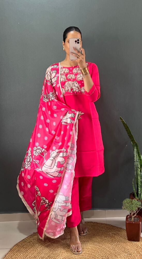 ROMAN SILK KRUTI PANT SET