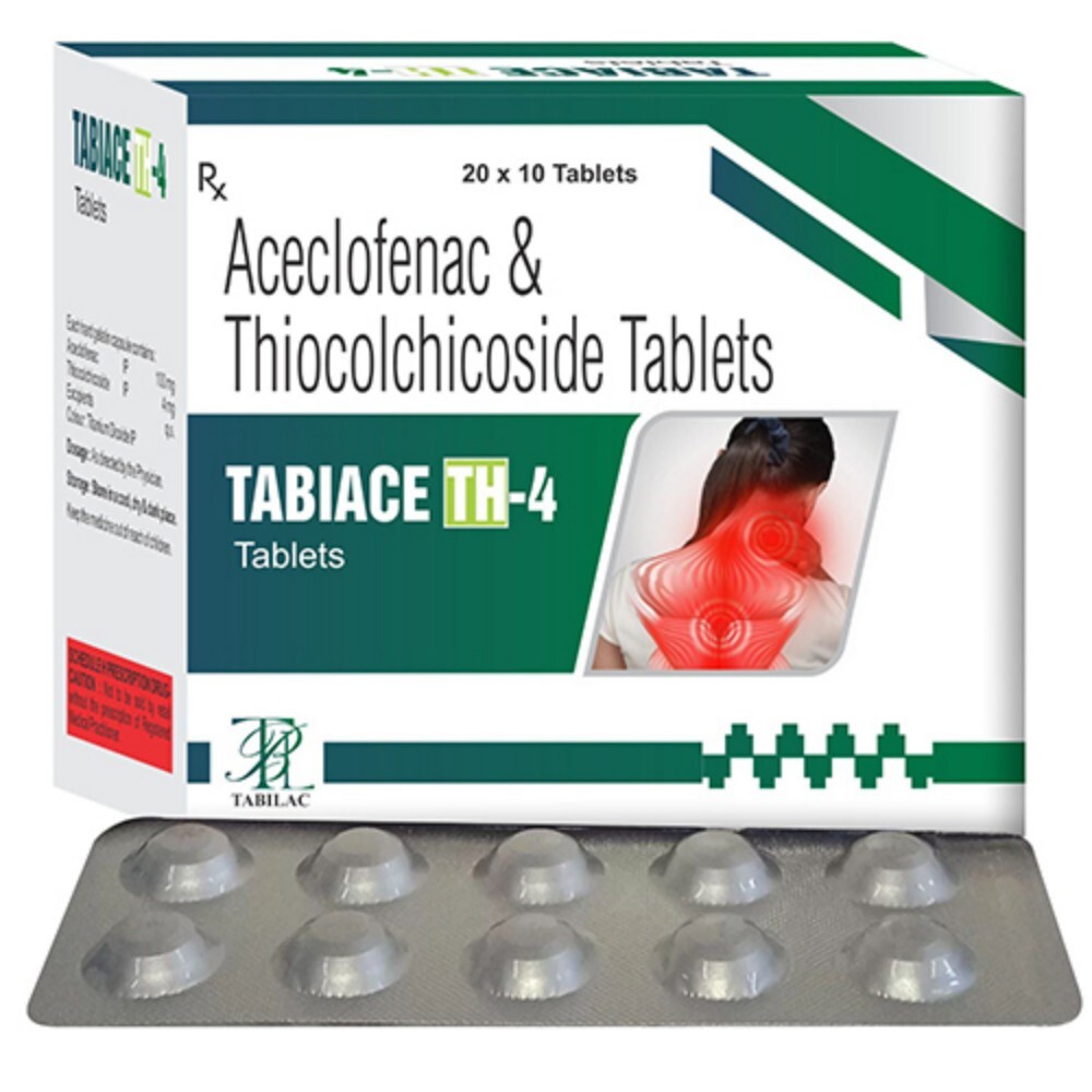Aceclofenac And Thiocolchicoside Tablets - Drug Type: General Medicines