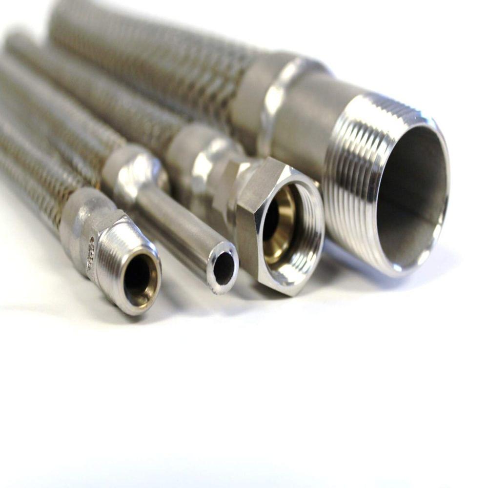 Ss Flexible Corrugated Metallic Hoses - Color: Silver