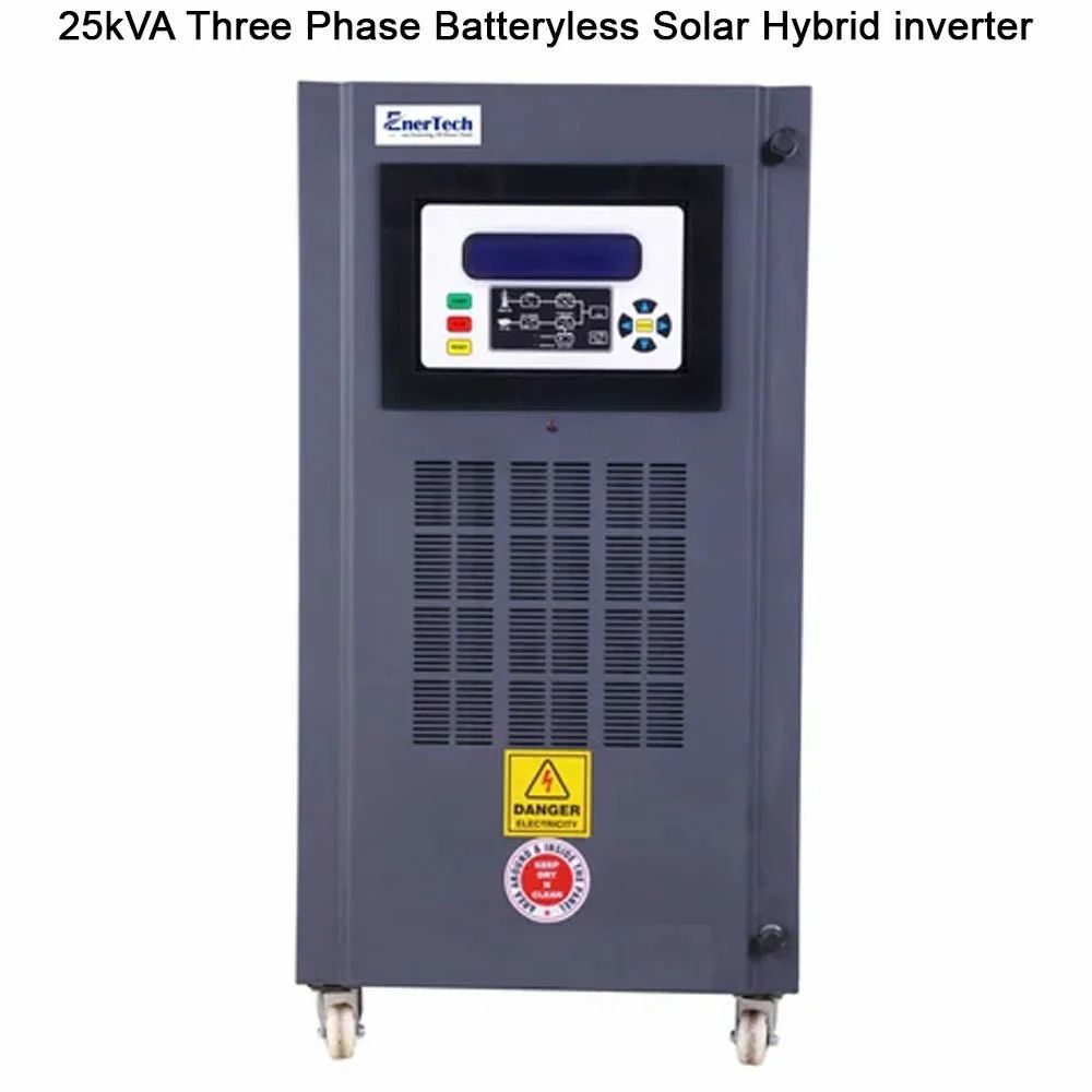 25Kva Three Phase Batteryless Solar Hybrid Inverter - Application: Commercial
