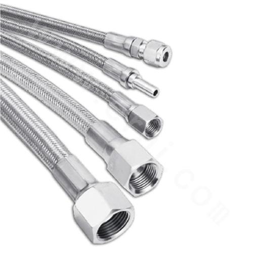 Ss Flexible Corrugated Metallic Hoses - Color: Silver