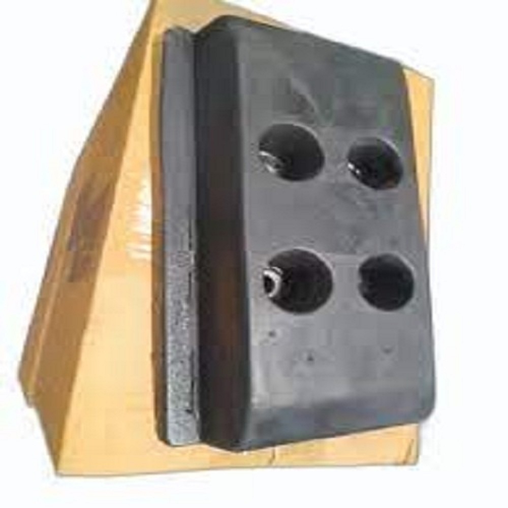 Excavator Paver Track Pad - Color: Black