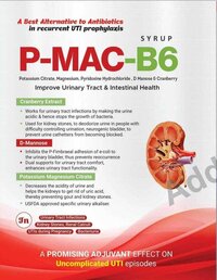 Potassium Citrate Magnesium citrate pyridoxine hcl  Solution syrup